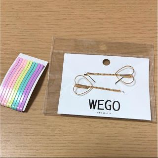 ウィゴー(WEGO)のWEGO パステルヘアピン ハート ヘアピン 兄こま 土屋太鳳(ヘアピン)