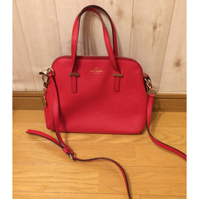 値下げ☆ケイトスペード kate spade ショルダーバッグ レッド