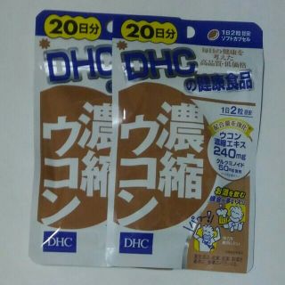 ディーエイチシー(DHC)のDHC 濃縮ウコン 20日分 2袋 新品・未開封(その他)