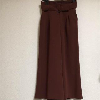 ジャスグリッティー(JUSGLITTY)の新品♡JUSGLITTY ベルト付きワイドパンツ(その他)