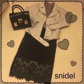 スナイデル(SNIDEL)のスナイデル♡ライダースJK(ライダースジャケット)