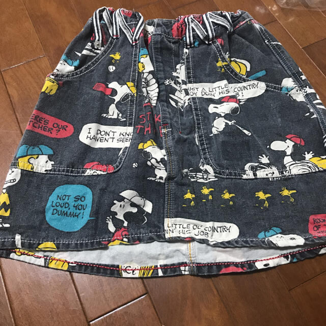 BOOFOOWOO(ブーフーウー)のブーフーウデニムスカート キッズ/ベビー/マタニティのキッズ服女の子用(90cm~)(スカート)の商品写真