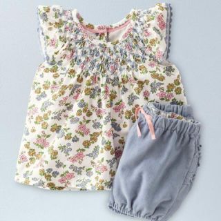 ボーデン(Boden)のBabyBoden【used】2-3Y リバティ風 プレイセット(Tシャツ/カットソー)