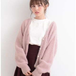 マジェスティックレゴン(MAJESTIC LEGON)の即完売♥キラキラシャギーカーディガン(カーディガン)