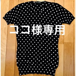 ドルチェアンドガッバーナ(DOLCE&GABBANA)の★ココ様専用★ 美品 DOLCE＆GABBANA 半袖 ニット(ニット/セーター)