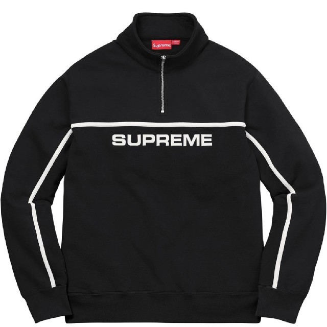 supreme シュプリーム 17ss ハーフジップスウェット