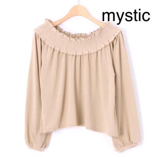 ミスティック(mystic)の新品❁﻿ミスティック シャーリングオフショルダー(ニット/セーター)