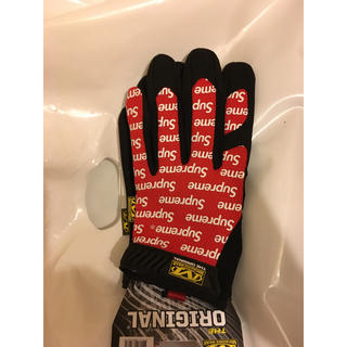 シュプリーム(Supreme)の17ss Supreme Work Gloves ワークグローブ 赤 red 黒(手袋)