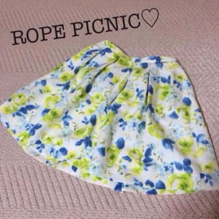 ロペピクニック(Rope' Picnic)の今季完売 フラワー スカート♡(ひざ丈スカート)