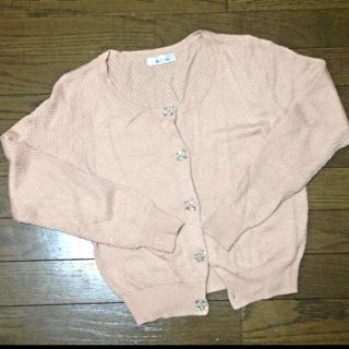 ルーデルー(Rew de Rew)の【超美品】ルゥデルゥ☆ビジューボタンカーデ(カーディガン)