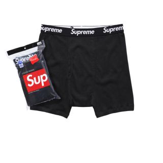 シュプリーム(Supreme)の【ひろ様 専用】Supreme BoxerBriefs ボクサーパンツ 黒 1枚(ボクサーパンツ)