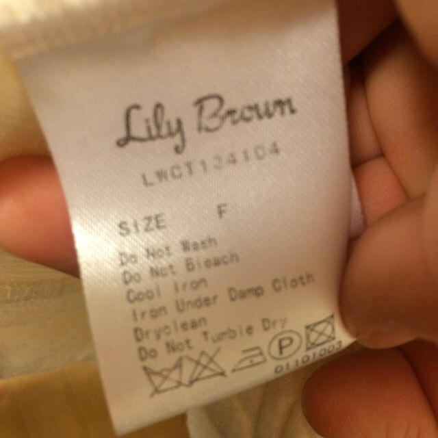 Lily Brown(リリーブラウン)のセットアップ（上） レディースのトップス(Tシャツ(半袖/袖なし))の商品写真