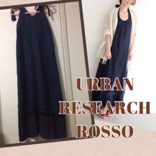 アーバンリサーチ(URBAN RESEARCH)のROSSO 2WAYリネンマキシワンピ(ロングワンピース/マキシワンピース)