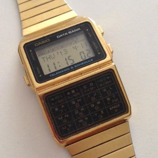 カシオ(CASIO)のCASIO✪データバンク✪ゴールド(腕時計)