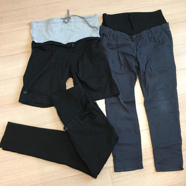MUJI (無印良品)(ムジルシリョウヒン)の妊婦服 3点セット マタニティウェア キッズ/ベビー/マタニティのマタニティ(マタニティウェア)の商品写真
