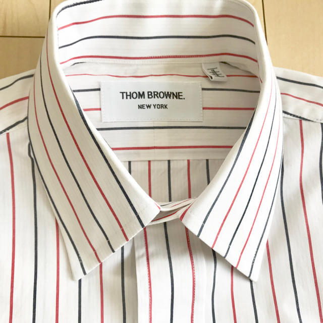 THOM BROWNE(トムブラウン)のTHOM BROWNE ストライプYシャツ メンズのトップス(シャツ)の商品写真