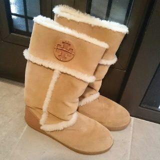 トリーバーチ(Tory Burch)のTory Burch ムートンブーツ キャメル (ブーツ)