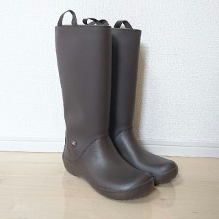 クロックス(crocs)の† クロックス レインブーツ † W7 † (送料込)(レインブーツ/長靴)