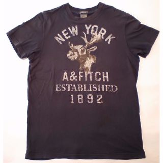 アバクロンビーアンドフィッチ(Abercrombie&Fitch)の男M アバクロ Abercrombie&Fitch ユーズド加工Tシャツ(Tシャツ/カットソー(半袖/袖なし))