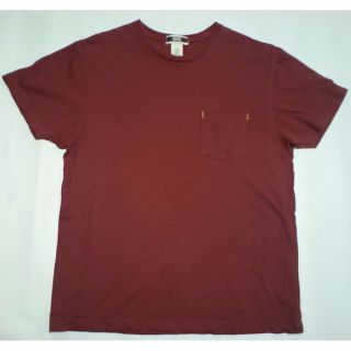 ギャップ(GAP)の男M GAP ポケットTシャツ ダークレッド(Tシャツ/カットソー(半袖/袖なし))