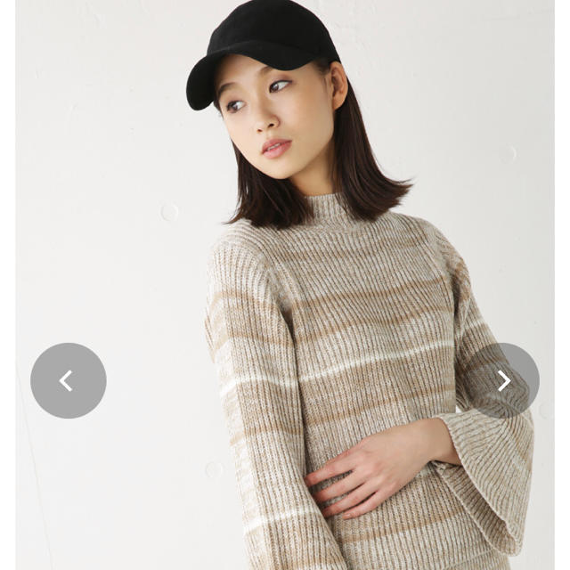 AZUL by moussy(アズールバイマウジー)の【AZUL BY MOUSSY】MIXカラーボーダーリブセットアップ レディースのレディース その他(セット/コーデ)の商品写真