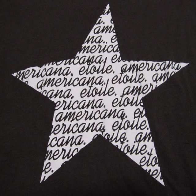 AMERICANA(アメリカーナ)の女F AMERICANA アメリカーナ スタープリントロングスリーブTシャツ レディースのトップス(Tシャツ(長袖/七分))の商品写真