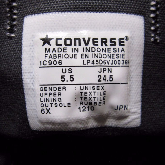 CONVERSE(コンバース)の24.5cm Dチェック OX レッド コンバース オールスター レディースの靴/シューズ(スニーカー)の商品写真