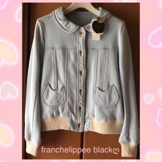 フランシュリッペ(franche lippee)のあみ様専用 ღ【新品タグ付き】franchelippe ღ ネコポケ ブルゾン(Gジャン/デニムジャケット)