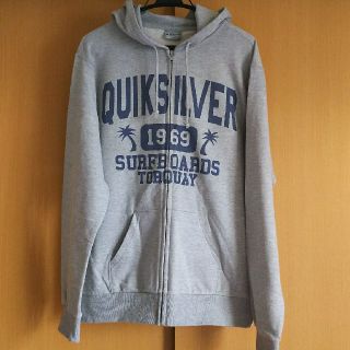 クイックシルバー(QUIKSILVER)のQUIKSILVER パーカー グレー(パーカー)