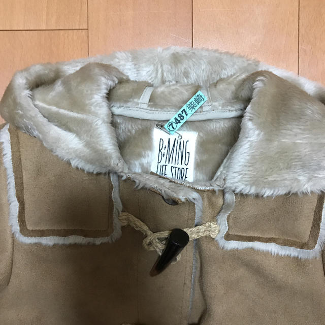 B:MING LIFE STORE by BEAMS(ビーミング ライフストア バイ ビームス)のB:MING  フェイクムートンコート 80 キッズ/ベビー/マタニティのベビー服(~85cm)(ジャケット/コート)の商品写真