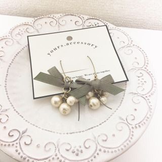 フラワー(flower)の【ヴィンテージ】コットンパール♡アメリカンピアス(ピアス)