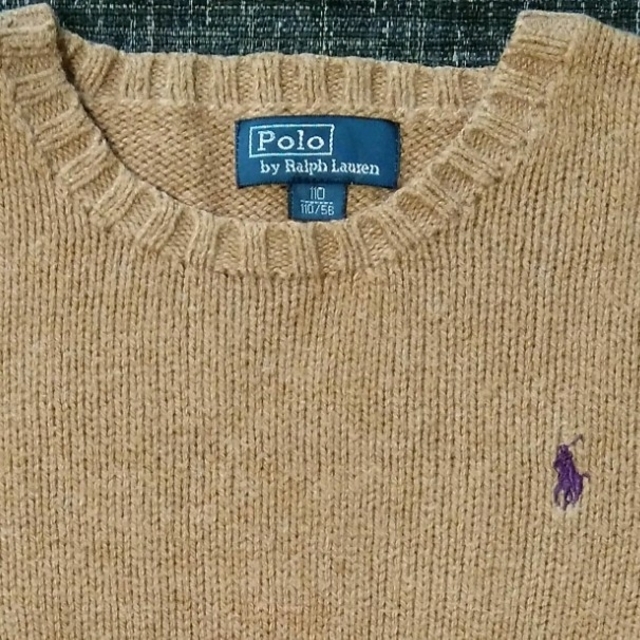 POLO RALPH LAUREN(ポロラルフローレン)のラルフローレン　110　セーター　ブラウン キッズ/ベビー/マタニティのキッズ服男の子用(90cm~)(ニット)の商品写真