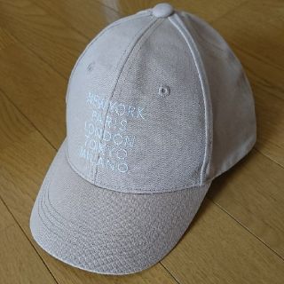 美品！ベージュキャップ(キャップ)