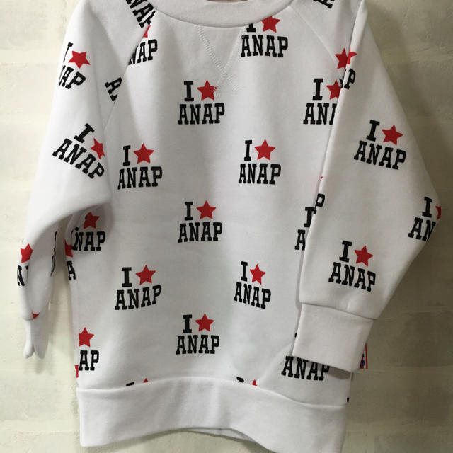 ANAP(アナップ)のANAP トレーナー 100cm キッズ/ベビー/マタニティのキッズ服女の子用(90cm~)(その他)の商品写真