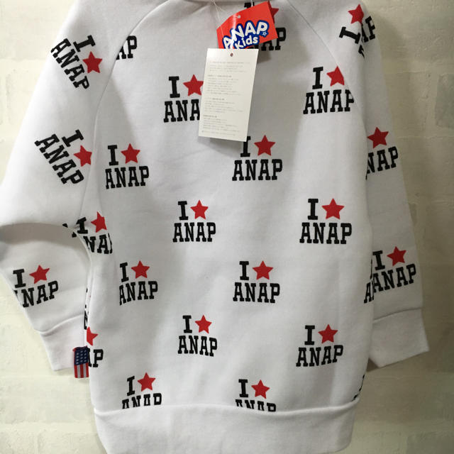 ANAP(アナップ)のANAP トレーナー 100cm キッズ/ベビー/マタニティのキッズ服女の子用(90cm~)(その他)の商品写真