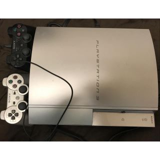 プレイステーション3(PlayStation3)の★PS3 CECHH00 シルバーHDMIケーブル付き★(家庭用ゲーム機本体)