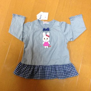 ミキハウス(mikihouse)の新品 ミキハウス☆80☆チュニック(シャツ/カットソー)