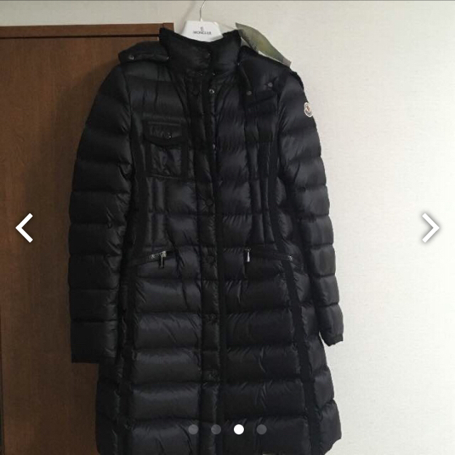 MONCLER - 毎年完売 人気 美品 モンクレール エルミンヌ 黒 00の MONCLER - 毎年完売 人気 美品 モンクレール エルミンヌ 黒 00の