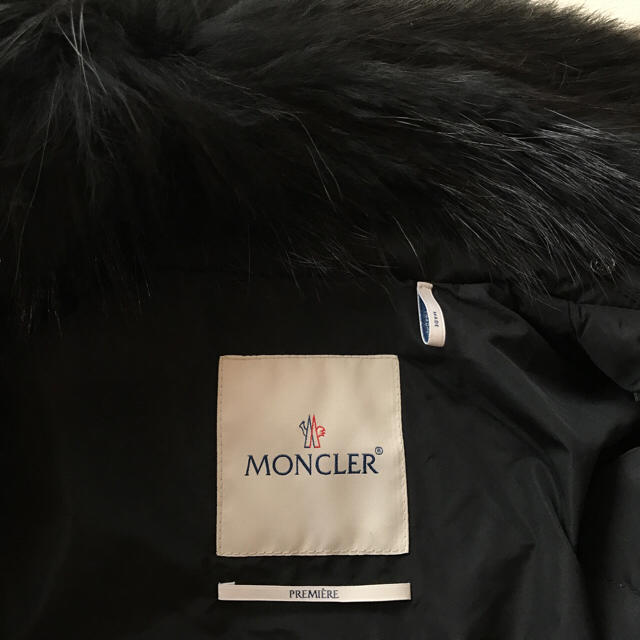 MONCLER PREMIERE ファー付ダウンコート