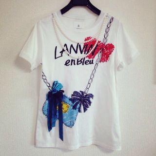 ランバンオンブルー(LANVIN en Bleu)のランバンオンブルー♥︎Tシャツ(Tシャツ(半袖/袖なし))