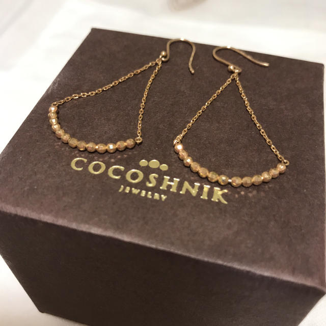 COCOSHNIK(ココシュニック)のcocoshnik ピアス(k10) レディースのアクセサリー(ピアス)の商品写真