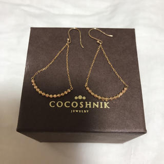 ココシュニック(COCOSHNIK)のcocoshnik ピアス(k10)(ピアス)