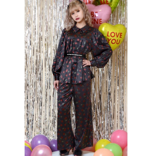 Katie(ケイティー)のKatie ACID CHERRY long pants milk verybr レディースのパンツ(カジュアルパンツ)の商品写真