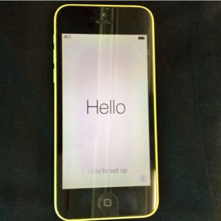 アイフォーン(iPhone)のiPhone5c イエロー 32GB(スマートフォン本体)