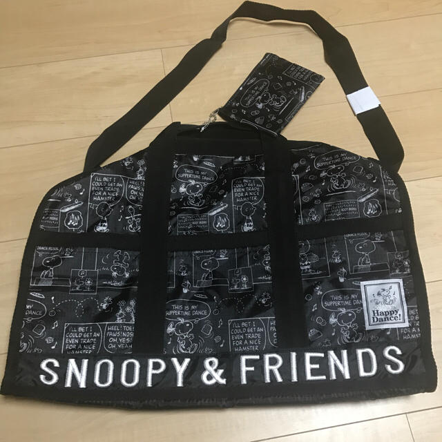 SNOOPY(スヌーピー)のスヌーピー コミック柄ボストンバッグ レディースのバッグ(ボストンバッグ)の商品写真