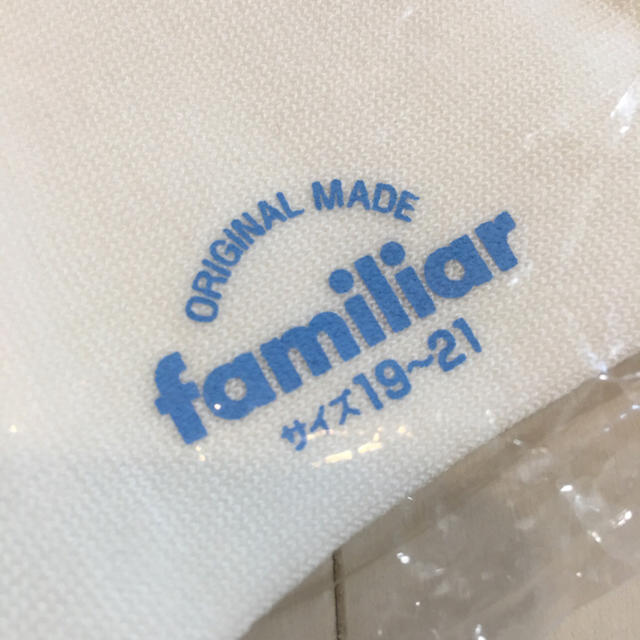 familiar(ファミリア)の★新品★ファミリア/女の子/ワンポイント靴下/19-21 キッズ/ベビー/マタニティのこども用ファッション小物(靴下/タイツ)の商品写真