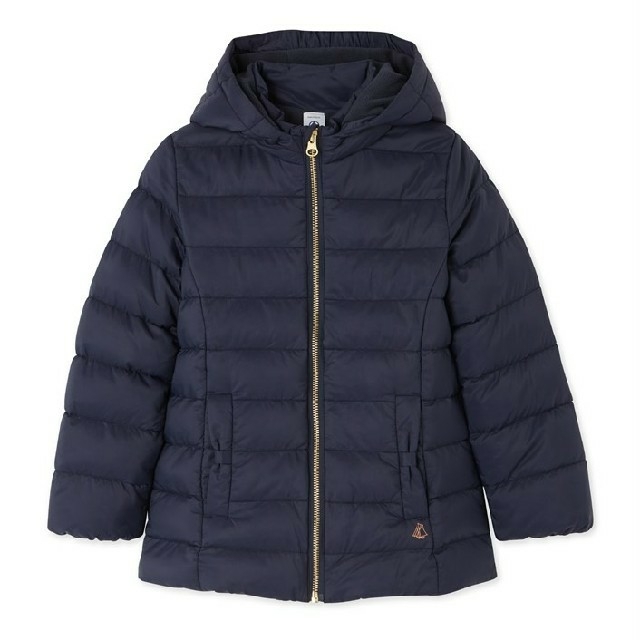 PETIT BATEAU(プチバトー)のプチバトー　5ans 中綿入りナイロンジャケット　アウター　コート　4ans キッズ/ベビー/マタニティのキッズ服女の子用(90cm~)(コート)の商品写真