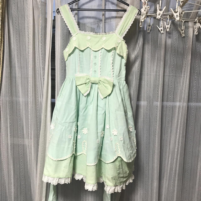 Angelic Pretty(アンジェリックプリティー)のジャンパースカート レディースのワンピース(ロングワンピース/マキシワンピース)の商品写真