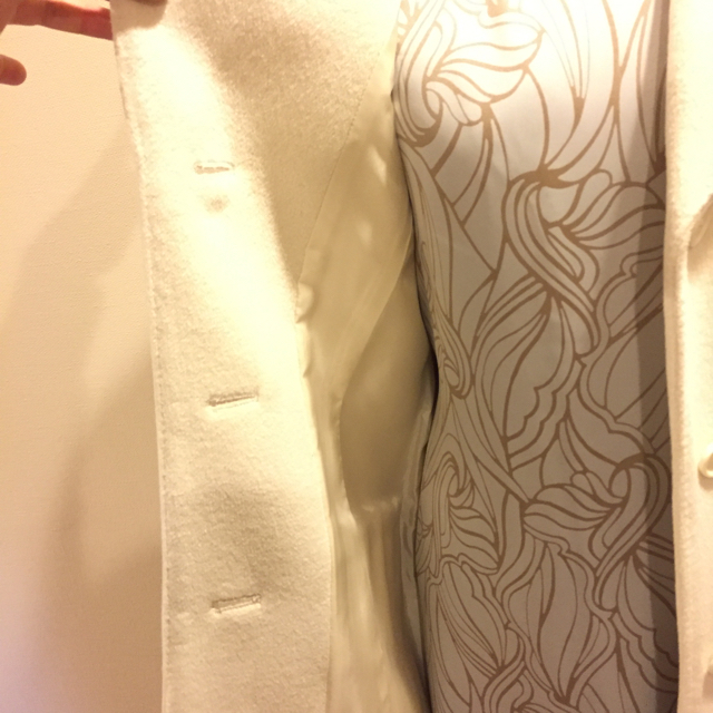 ANNE KLEIN(アンクライン)の美品✴︎アンクライン アンゴラ ウール チェスターコート レディースのジャケット/アウター(チェスターコート)の商品写真