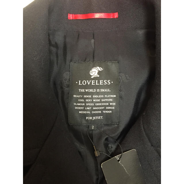 LOVELESS(ラブレス)のLOVELESS ロイヤルPジャケット Pコート ネイビー メンズ Mサイズ メンズのジャケット/アウター(ピーコート)の商品写真